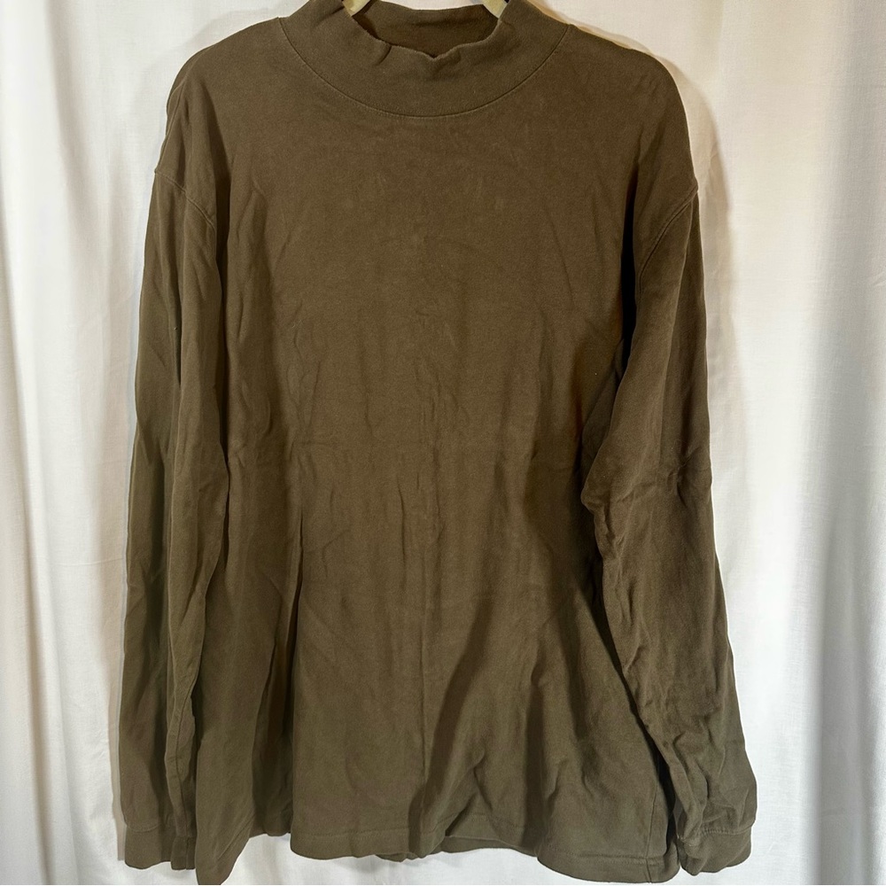 Cherokee men’s mock turtleneck 90s long sleeve shirt XL